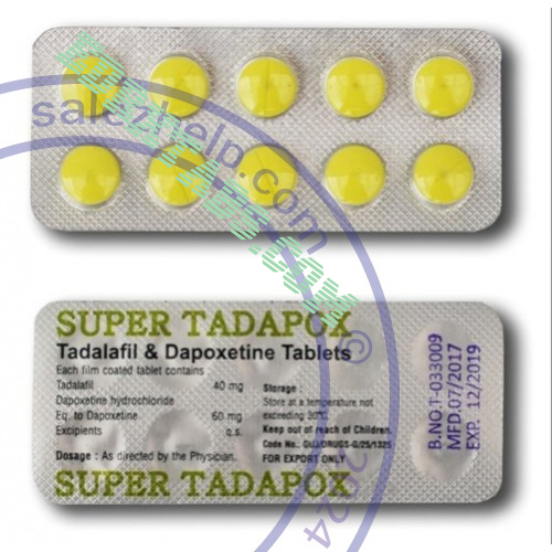 Super Tadapox (tadalafil + dapoxetine)